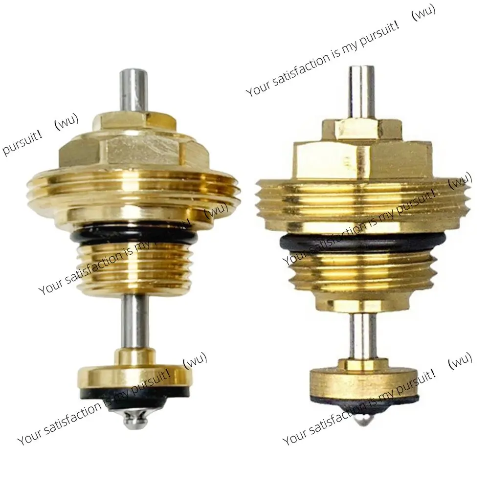 Brass Heating Circuit Distributor Valve Insert Corrosion Resistant M30x1.5 Return Pin Valve Core Replacement 1/2 3/8