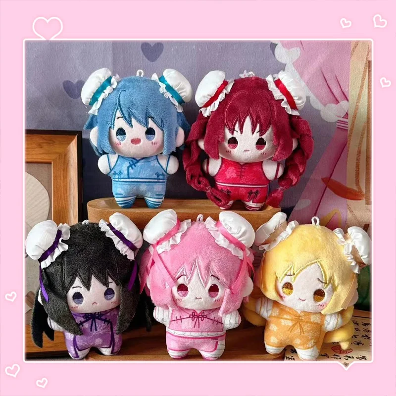

2025 10cm Puella Magi Madoka Magica Plush Akemi Homura Miki Sayaka Tomoe Mami Starfish Body Pendant Keychain Cute Gift Toy