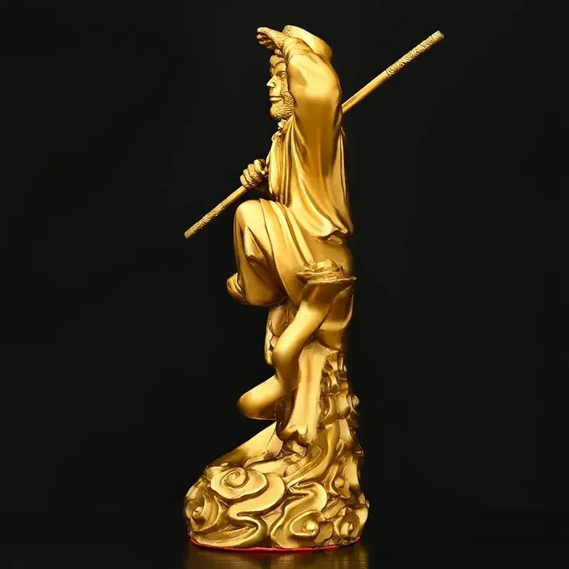 MOYU Pure Copper TV Character Sun Wukong Qi Tian Da Sheng Ornaments Attract Wealth Monkey King Fighting Buddha Crafts