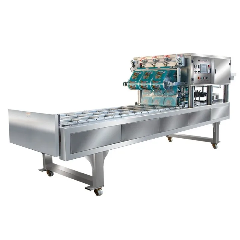 Continuous sealing, commercial prefabricated vegetable sealing machine, packaging machine c