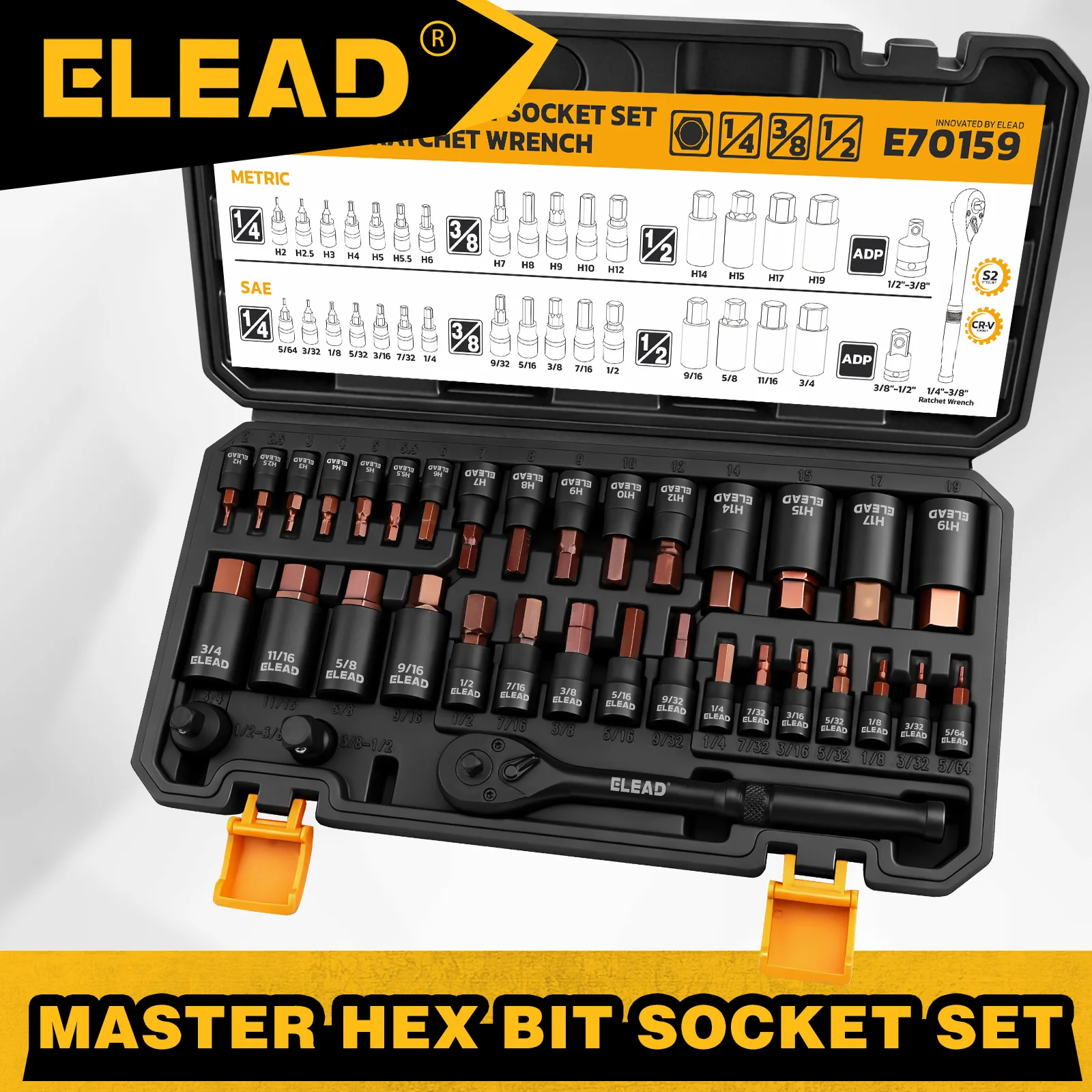 Elead 35-Pc Hex Bit…