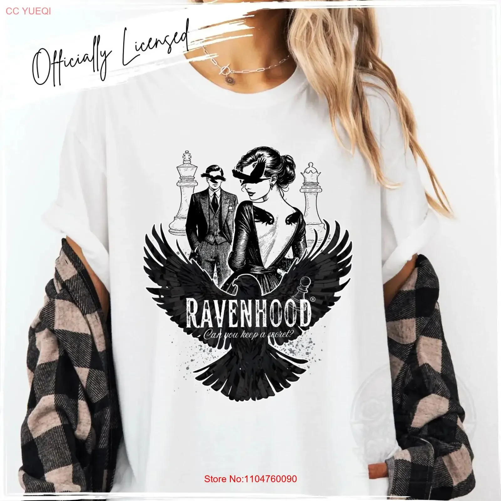 Ravenhood Series T Shirt Officially Licensed Kate Stewart Merch Tobias King The vintage Washed Soft fashion Breathable
