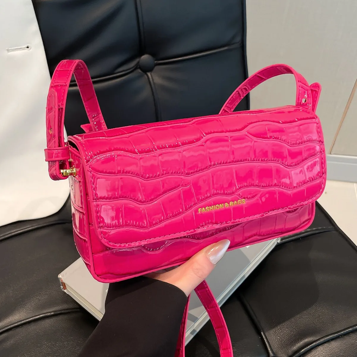 

Универсальная сумка через плечо 192, модная сумка через плечо для женщин, шикарная сумка-тоут «день-ночь», минималистичная сумка на ремне, повседневная сумка с верхней ручкой ​