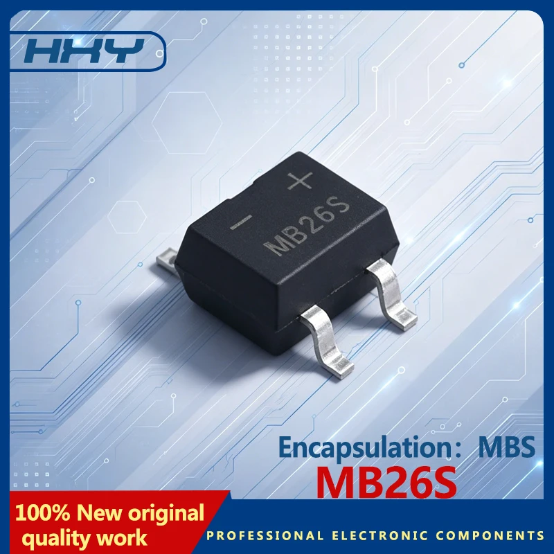 10PCS MB26S 2A 60V Schottky Rectifier Bridge Stack MBS Rectifier Bridge Package