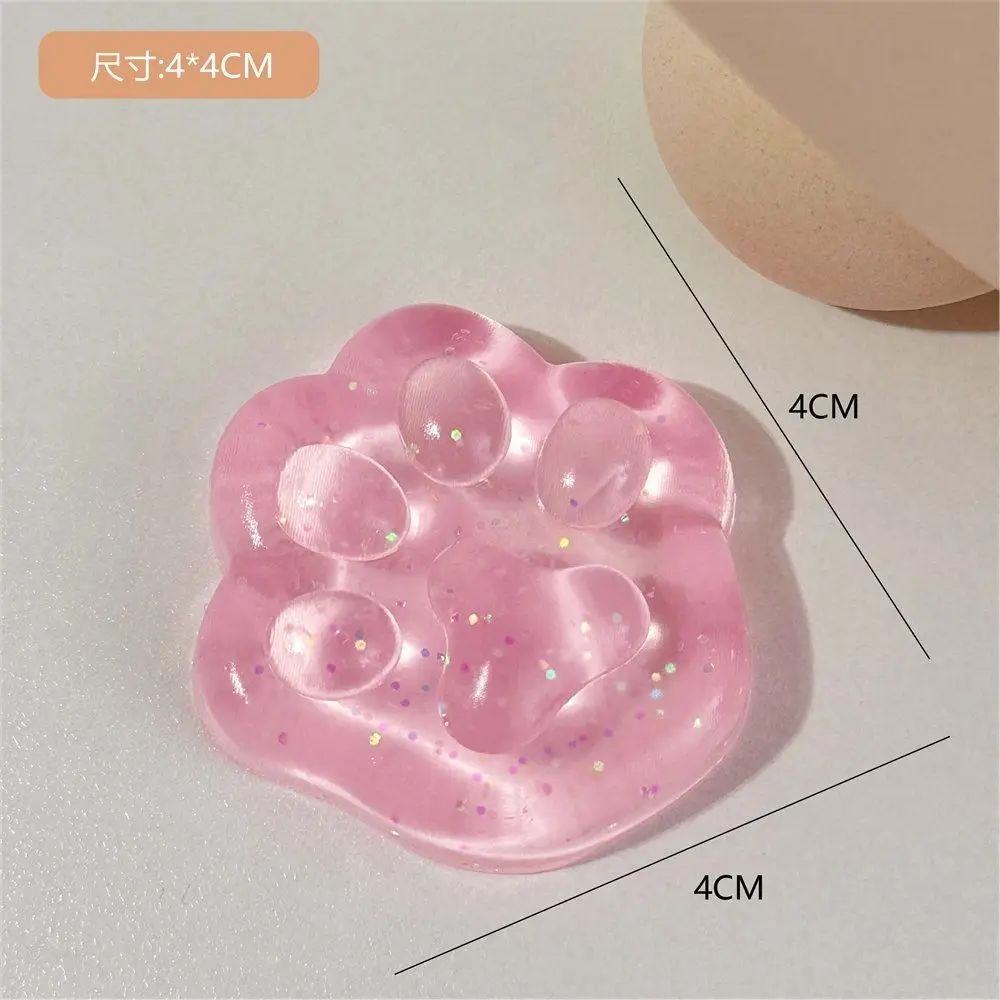 For  Hand Pinching Transparent Cat Paw Fish Squeeze  Cat Paw Mini Mochi Mini Mochi Ice Block Ice Pressure Ball