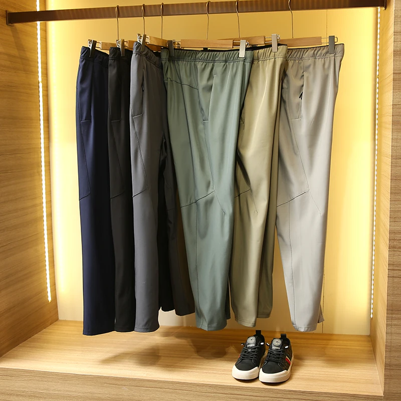 

Уличные мужские легкие повседневные мягкие длинные брюки, весна-лето, ветрозащитные, водонепроницаемые, дышащие, с 3D стереоразрез