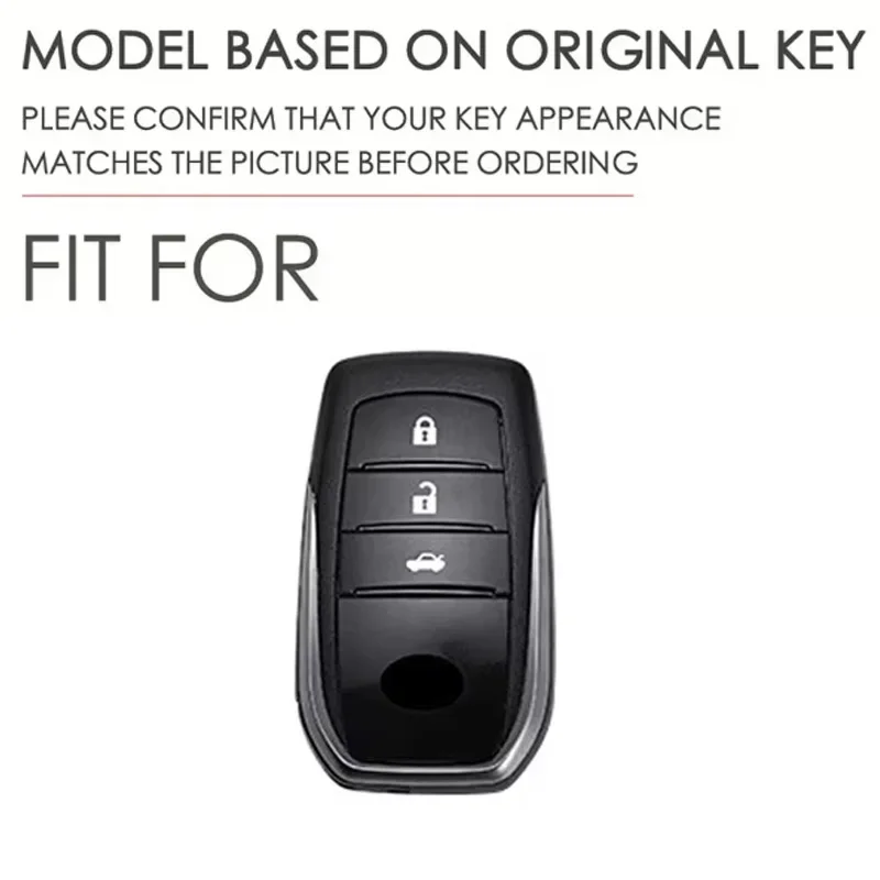 New for 2024 2025 Toyota Land Cruiser 250 Prado Lc250 Car Fob Key Case Leather Cover Shell 1958 First Edition