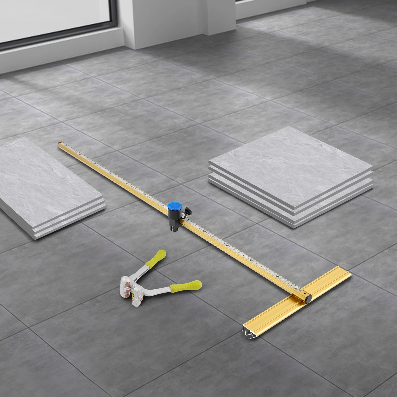 

Manual Tile Cutter Yellow Portable for Cutting Diamond Tiles Wall Tiles Mosaic Tiles Floor Tiles within 20mm Thick