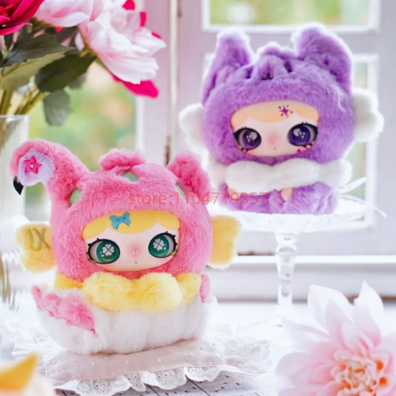 Lulumi caixa cega viagem na nuvem série caixa misteriosa boneca de vinil pingente chaveiro figura de ação bonito anime boneca saco surpresa