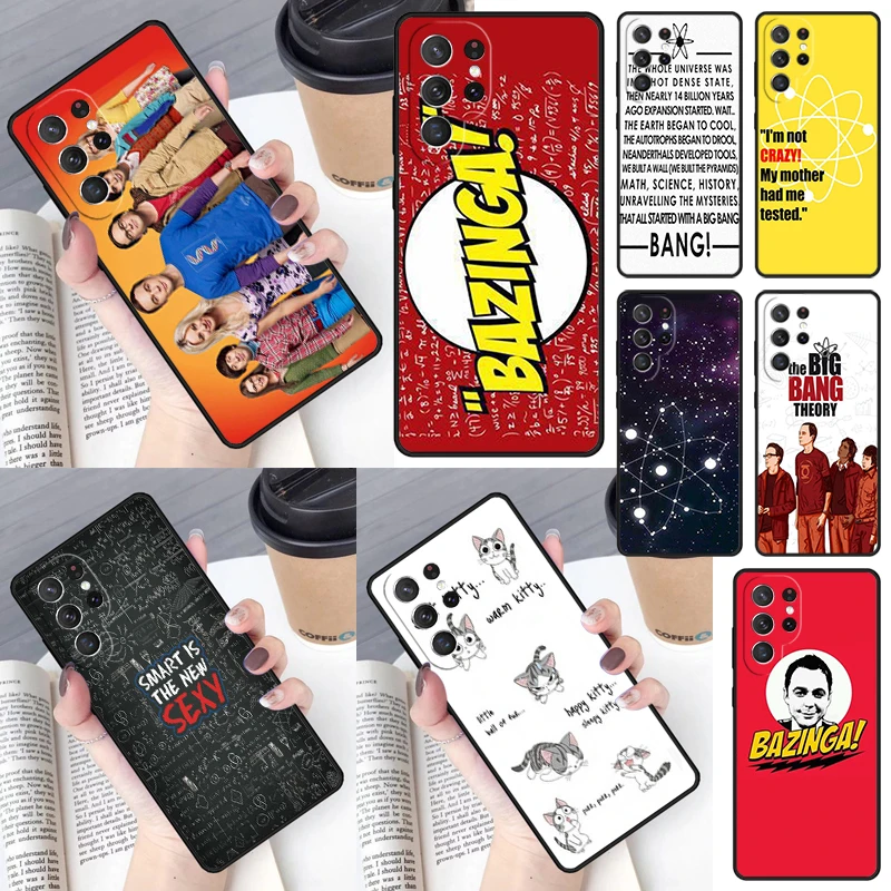 BAZINGA BIG BANG النظرية غطاء لسامسونج غالاكسي S23 S24 S25 الترا S22 S20 S21 FE زائد نوت 10 20 الترا جراب هاتف