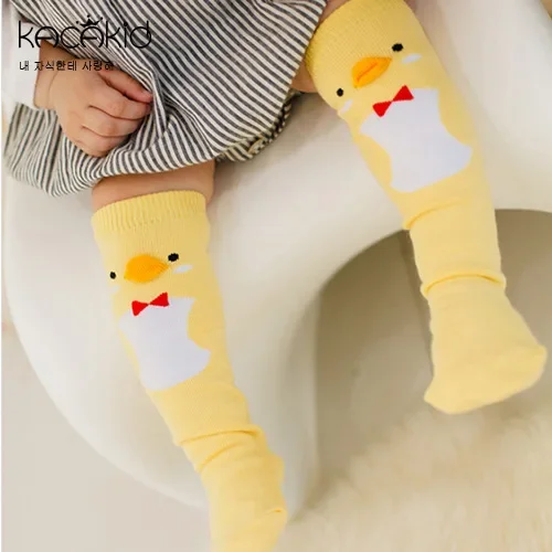 1 Pair Unisex Lovely Baby Socks Knee Girl Boy Baby Toddler Sock Cute Cartoon Animal Kids Socks Infant Soft Cotton Sock 0-24M