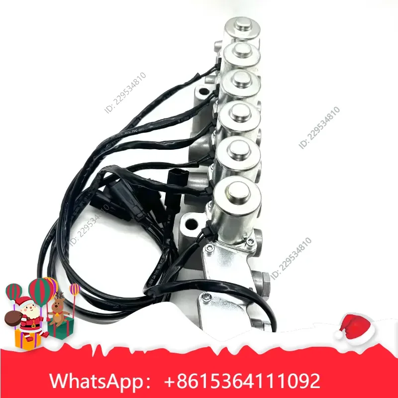 1pc Solenoid Valve Assembly for PC130 PC200 PC220 PC300 PC360-7 PC360-8 20Y-60-31212 Compatible For Model，practical use