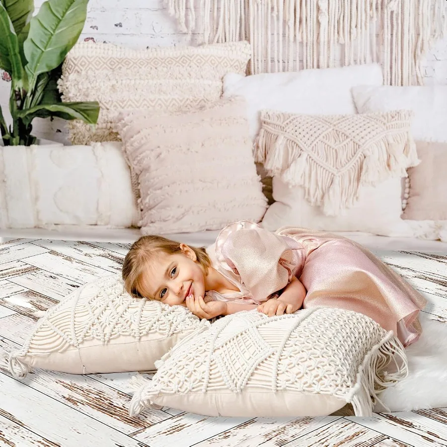 الحصير التصوير الفوتوغرافي الخشب الطابق خلفية الرجعية الأبيض خشبية المطاط الحصير لحديثي الولادة التصوير الدعائم للتصوير الفوتوغرافي المهني #3