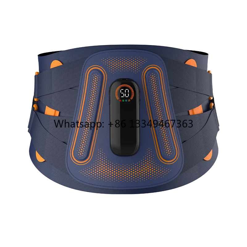 

Electric Lumbar Support Belt Slimming Abdominal Back Waist Massage Belt Red-light Body Massager Heating Pain Relief Machine