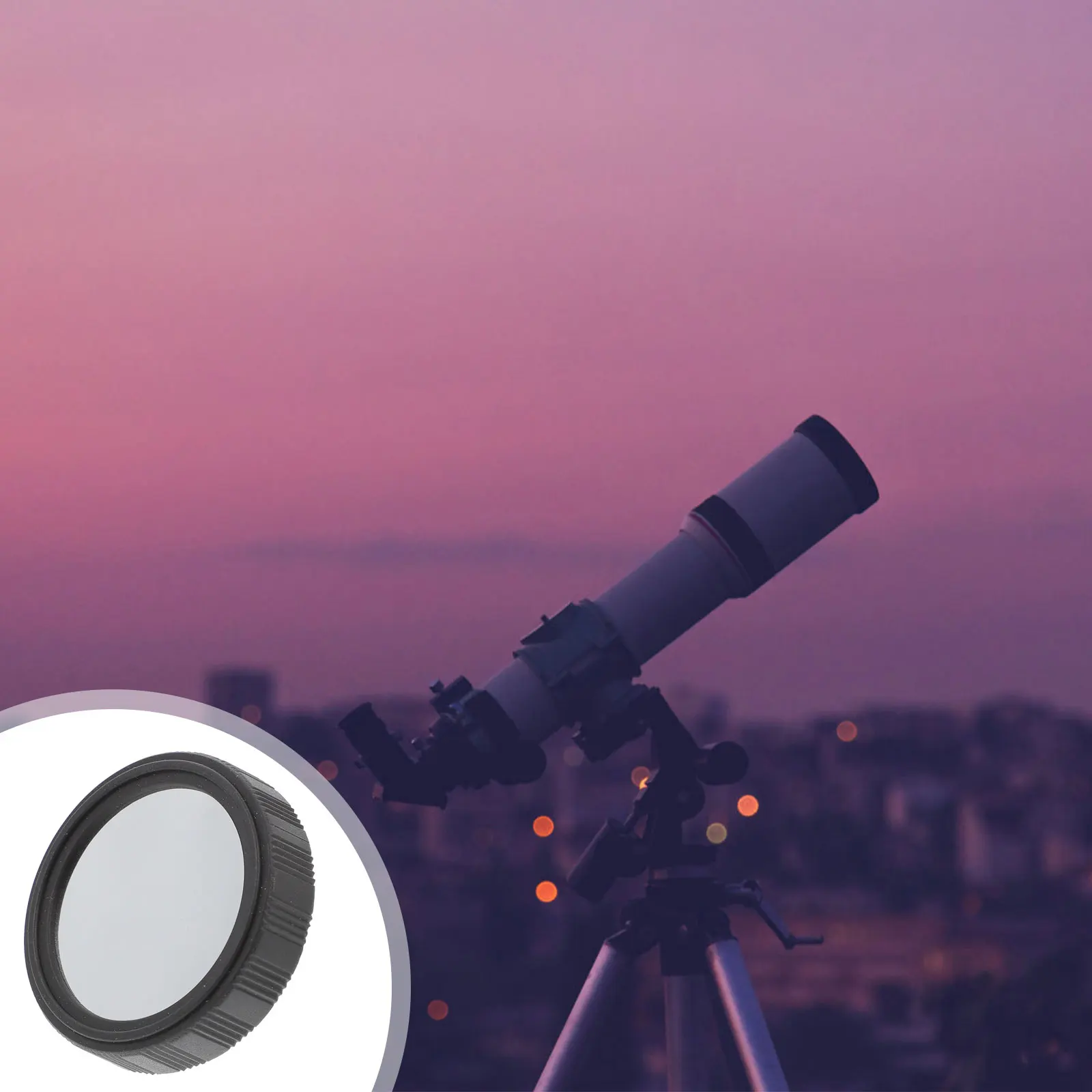 

Light Reducer Solar Filter for Telescope Sun Observation Clear Astronomical Film Easy Install Telescope Filter for Astronomy