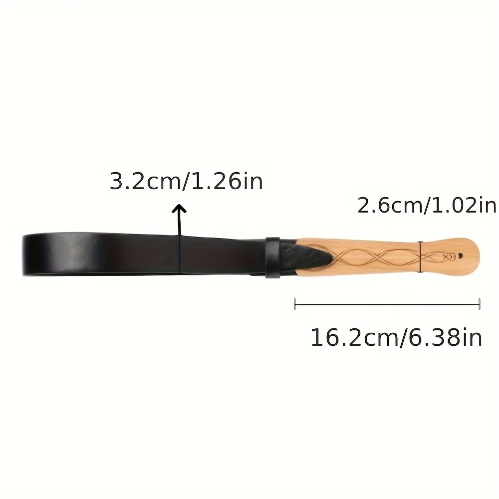 Correa de madera para montar ecuestre, herramienta de entrenamiento versátil para montar a caballo, adecuada para todas las edades, Ideal para Navidad, 1 ud.