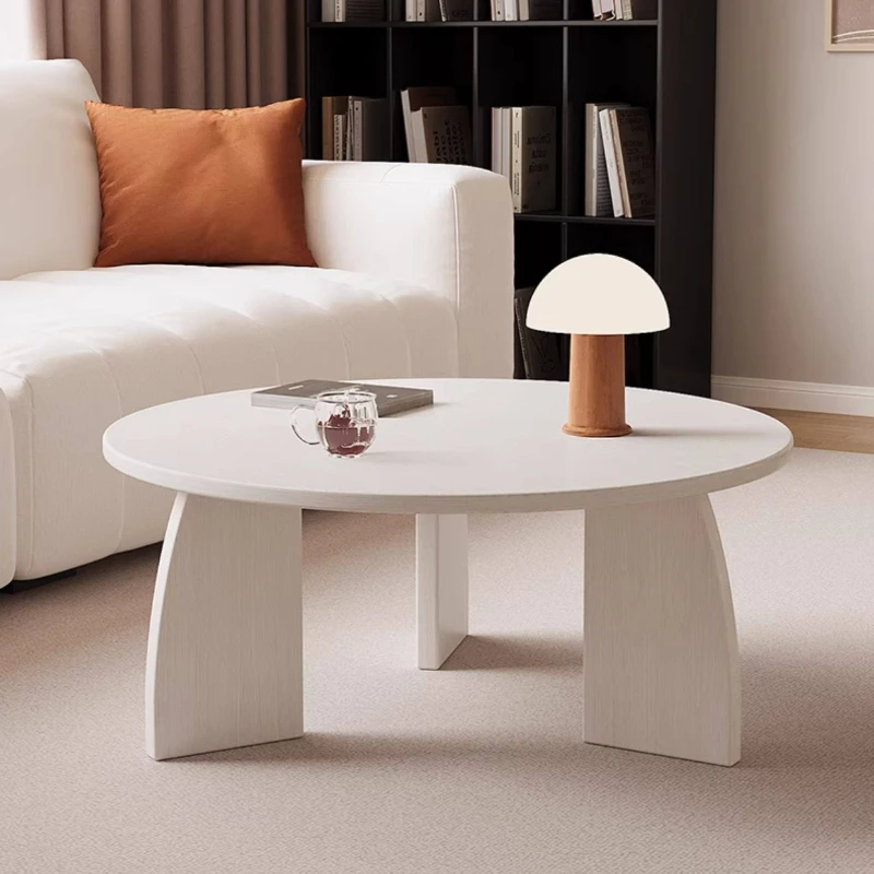 living room home coffee table artistic small round small apartment coffee table light luxury lounge stoliki kawowe furniture