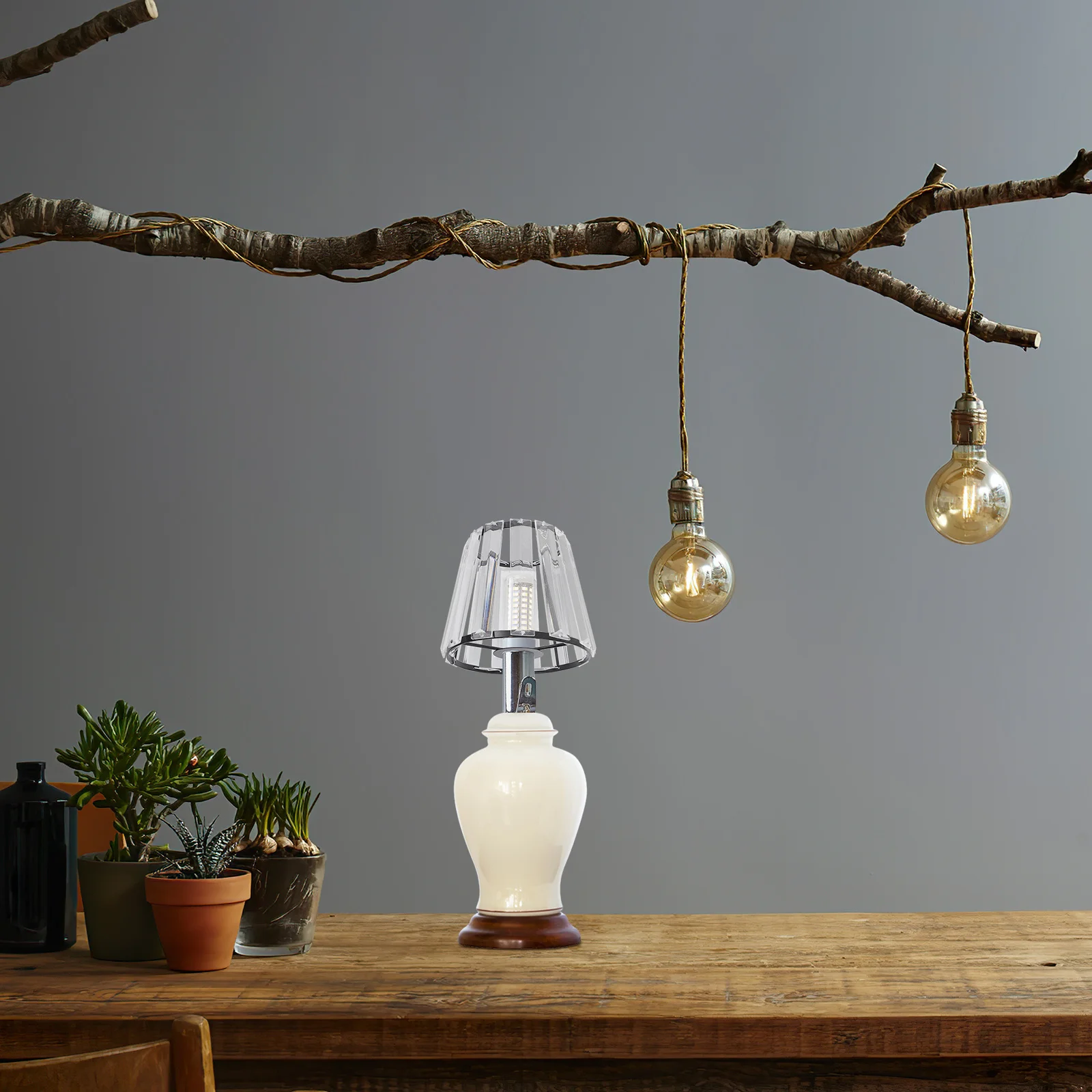 

Small Glass Lampshade E14 Transparent Modern Decorative Desk Lamp Shade Replacement Light Cover for Bedroom Living Room