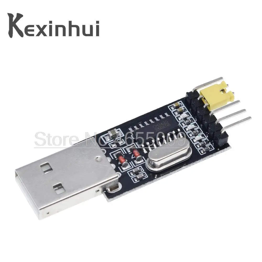 CH340 USB to TTL converter UART module CH340G upgrade download a small wire brush plate STC microcontroller board USB to serial