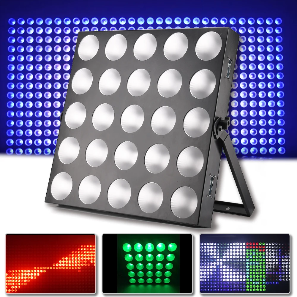 

LED 4in1 RGBW 25x10W Pixels Matrix Lights DMX512 Blinder Dyeing Effect For Dance Floor DJ Disco Party Stage Wedding Decoration