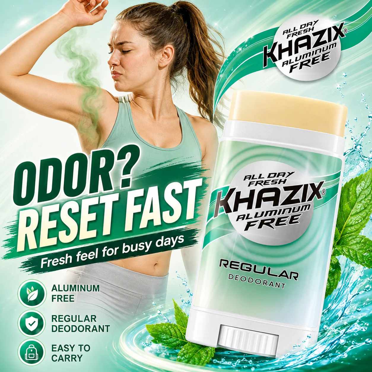 Underarm Deodorant Stick|Dual-Active Odor Fighting Formula|Shea Butter & Essential Oils Infused|Gentle Long-Lasting Freshness.Bo