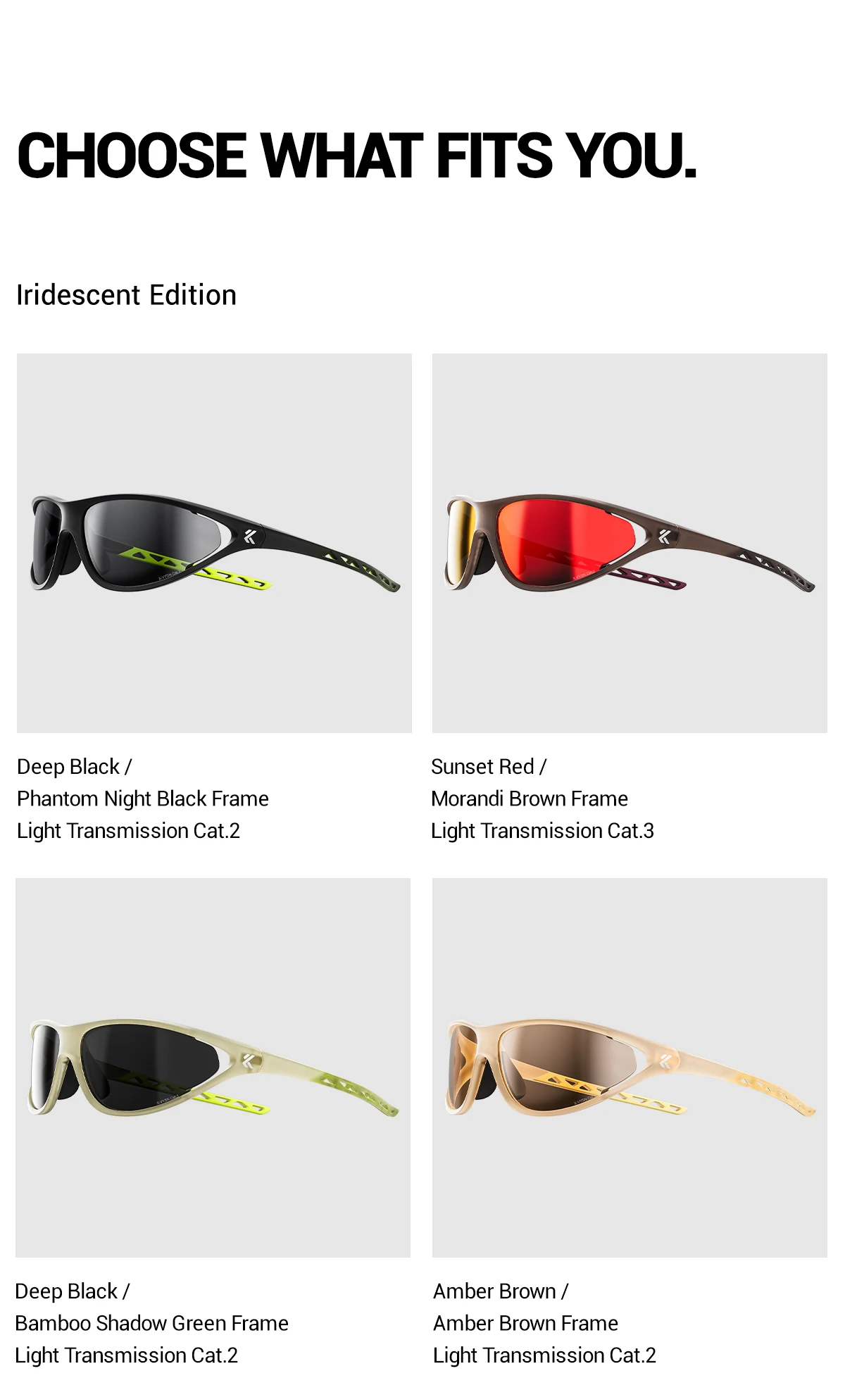 Kapvoe Neue Wander-Sonnenbrille Camping Mode-Sonnenbrille für Männer Photochrome Fahrradbrille MTB-Bike-Brille Angelbrille Sportbrille – Detail 18
