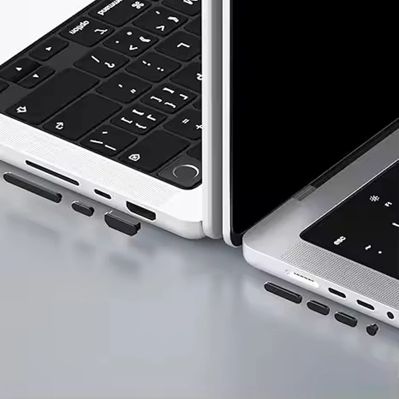 7PCS Dust Plug Cover Dirt Plug Cups Set for MacBook Pro 14/16 inch Air M3 M2 M1 A3403/A3112/A2681/A2941/A2779/A2442/A2780/A2485