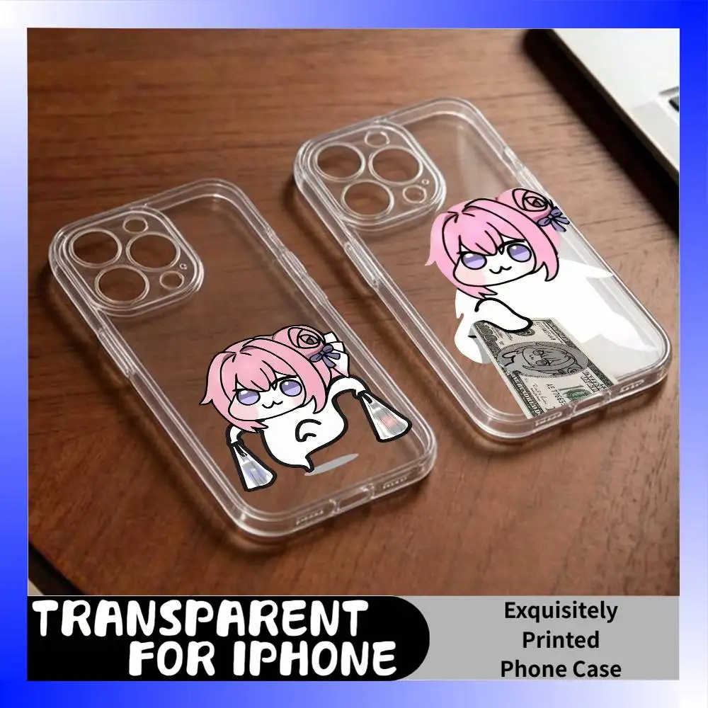 

DORO Funny Memes Phone Case For iPhone 17 16 15 14 13 12 11 Mini Pro Max Plus Transparent Cover