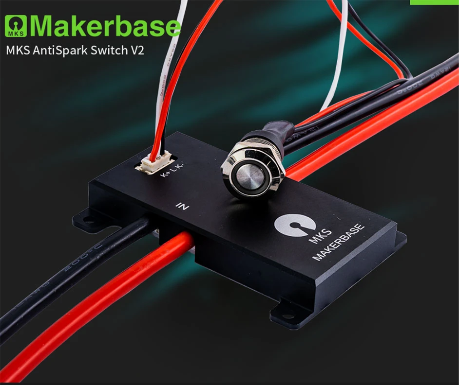 Makerbase AntiSpark Switch V2 300A Aluminum PCB Board for Electric Skateboard Ebike Scooter Robot