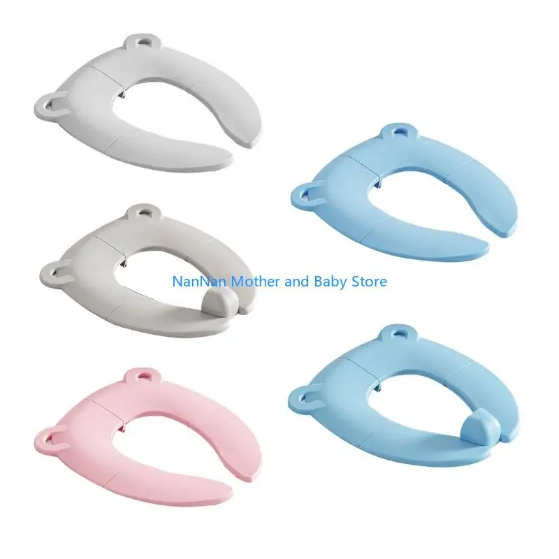 Foldable Child Toilet Anti Skid Bottom Safe Comfortable Portable Baby Folding Toilet Potty Training