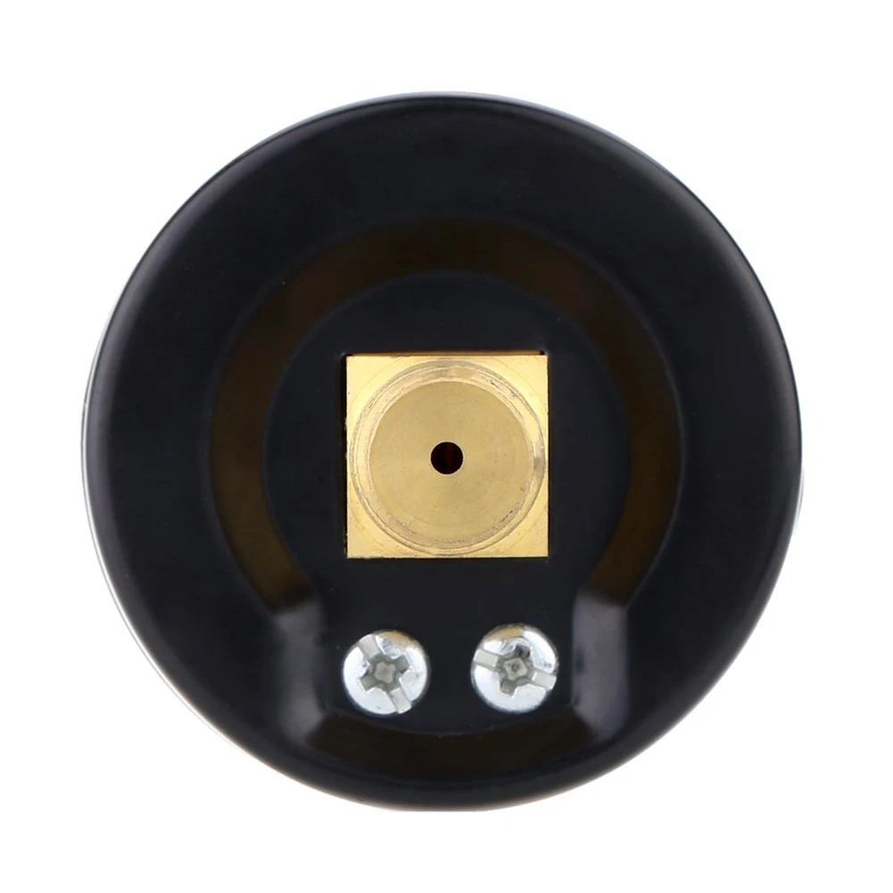 Manómetro 2X - 0 - -30Inhg 0 - -1 Bar Mini Dial Manómetro de vacío de aire Manómetro Manómetro Negro
