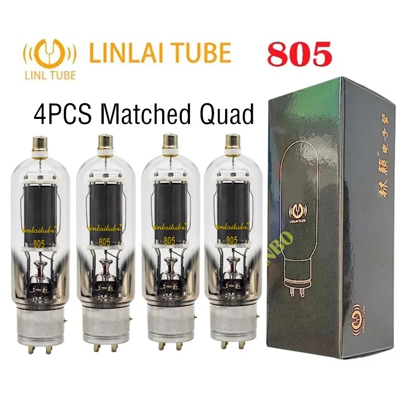 LINLAI 805 Vacuum Tube Audio Valve Replace 805M 805A FU-5 Electron Tube For Hifi Audio Amplifier Amp Kit DIY Matched Quad