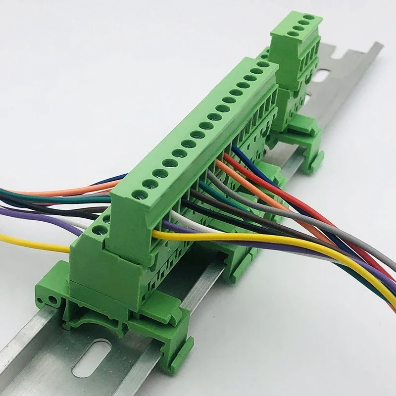 Solder-free rail terminal 2EDG-UVK-5.08mm 2P3P4P5P6P7P8P9P10P12-24P chassis 35mm track fixed up and down plug and unplug docking