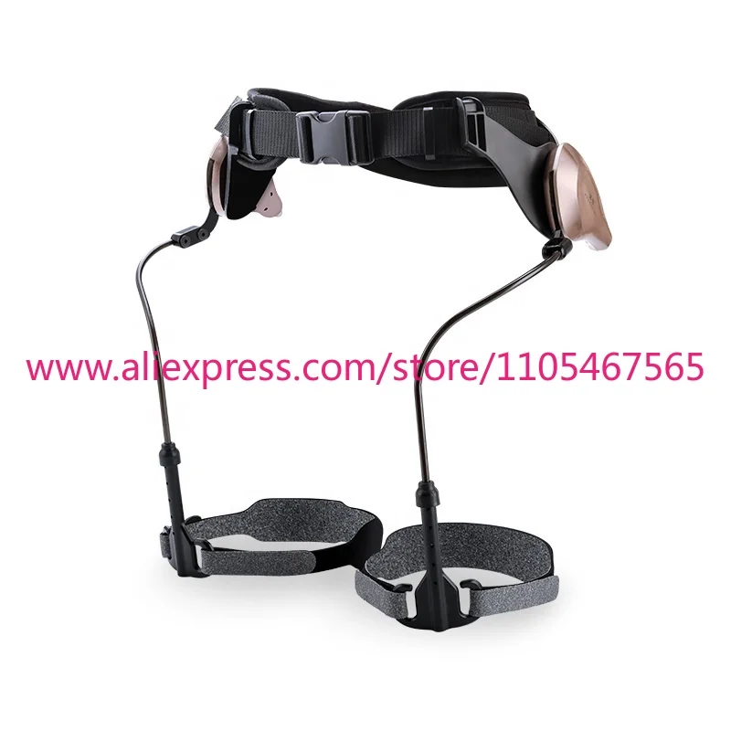 Wearable robotic exoskeleton leg walker for human walking rehabilitation