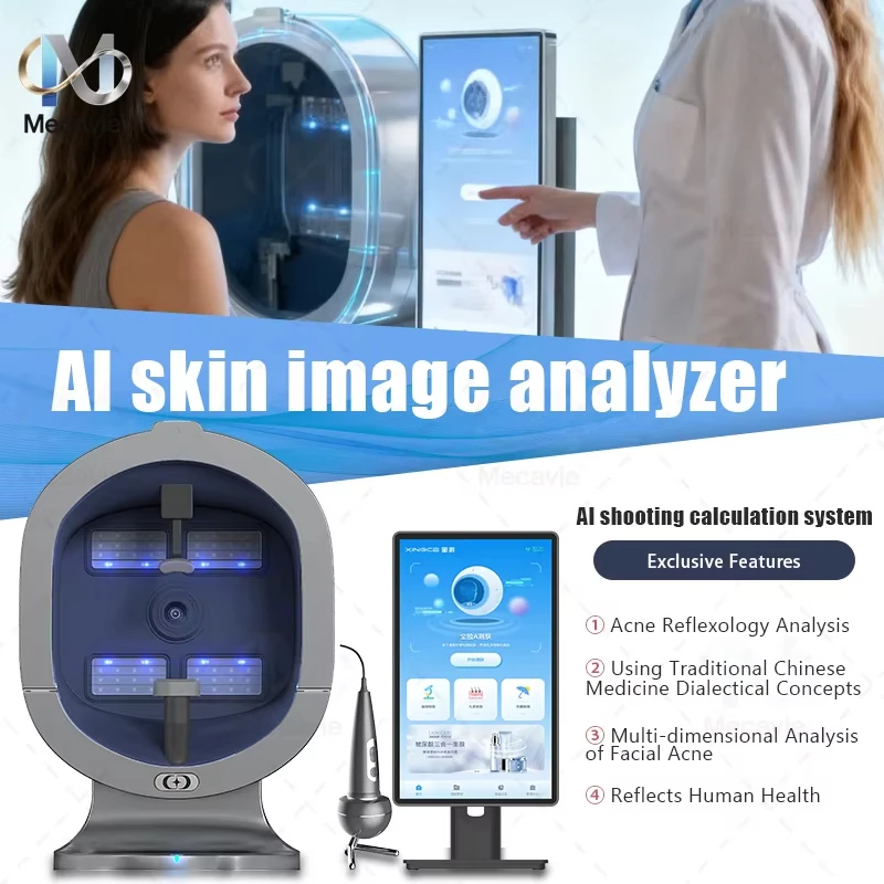 

Portable 3D Intelligent Facial Analysis Digital Skin Tester Latest Skin Health Detector Deep Analyze for Facial Care