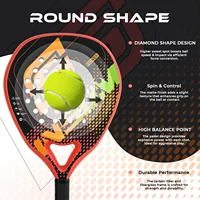 INSUM Padel Racket Lightweight Padel Tennis Racquets With Diamond Shape & Anti-Vibration System Suitable For Beginner To Advance 4