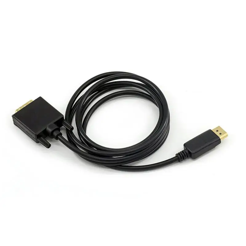 Dp To Dvi Cable Durable Gilded Efficient On Demand Premium Best Seller 1.8m Cable For High-resolution Displays 1.8m Cable