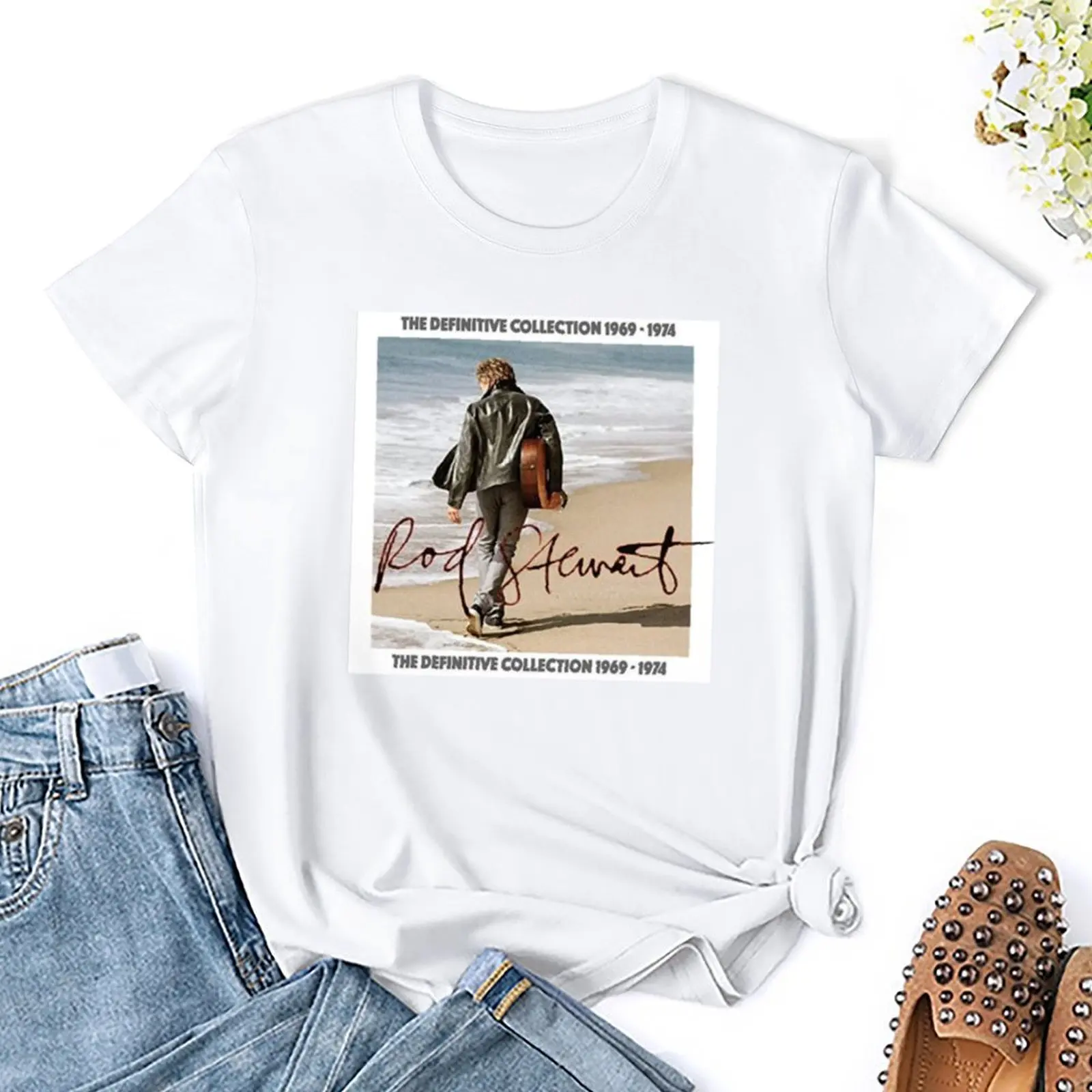 Die Stange beste Kollektion Stewart T-Shirt süße Tops Vintage Kleidung Dame Kleidung Sommer Blusen Frau 2024