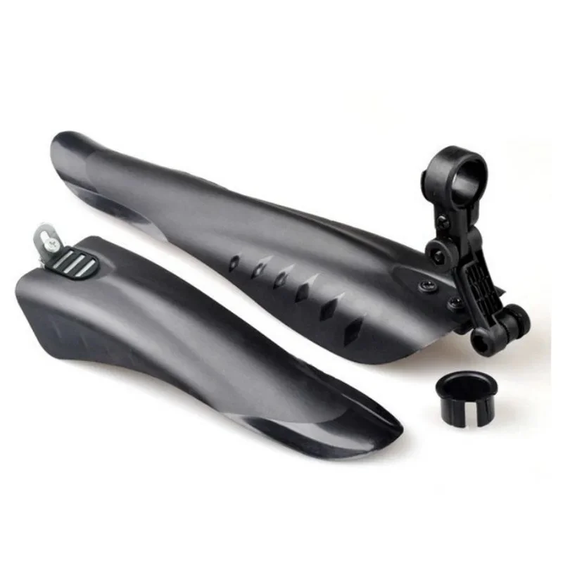 Paquete de 2 Guardabarros para Bicicleta, Guardabarros Trasero de Plástico PP Suave para MTB, Protector Antisalpicaduras Grueso