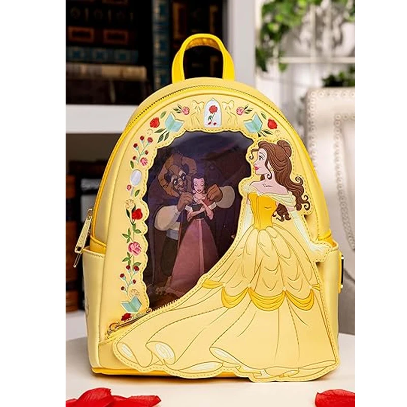 Loungefly Beauty and The Beast Princess Belle Lenticular Mini Backpack