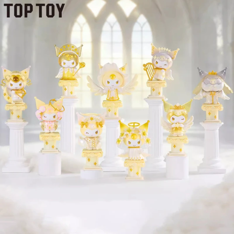 

Коллекционная фигурка TOPTOY Kuromi Angels Series: Аниме-персонаж Куроми-Ангел в закрытой упаковке, милая игрушка-сюрприз, декор для стола, модная модель, подарки