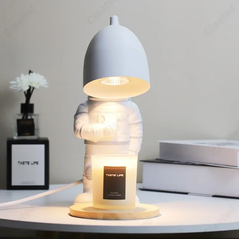 Creative Aromatherapy Wax Melting Lamp Robot Lamp Home Bedroom Living Room Coffee Shop Decoration Atmosphere Lighting