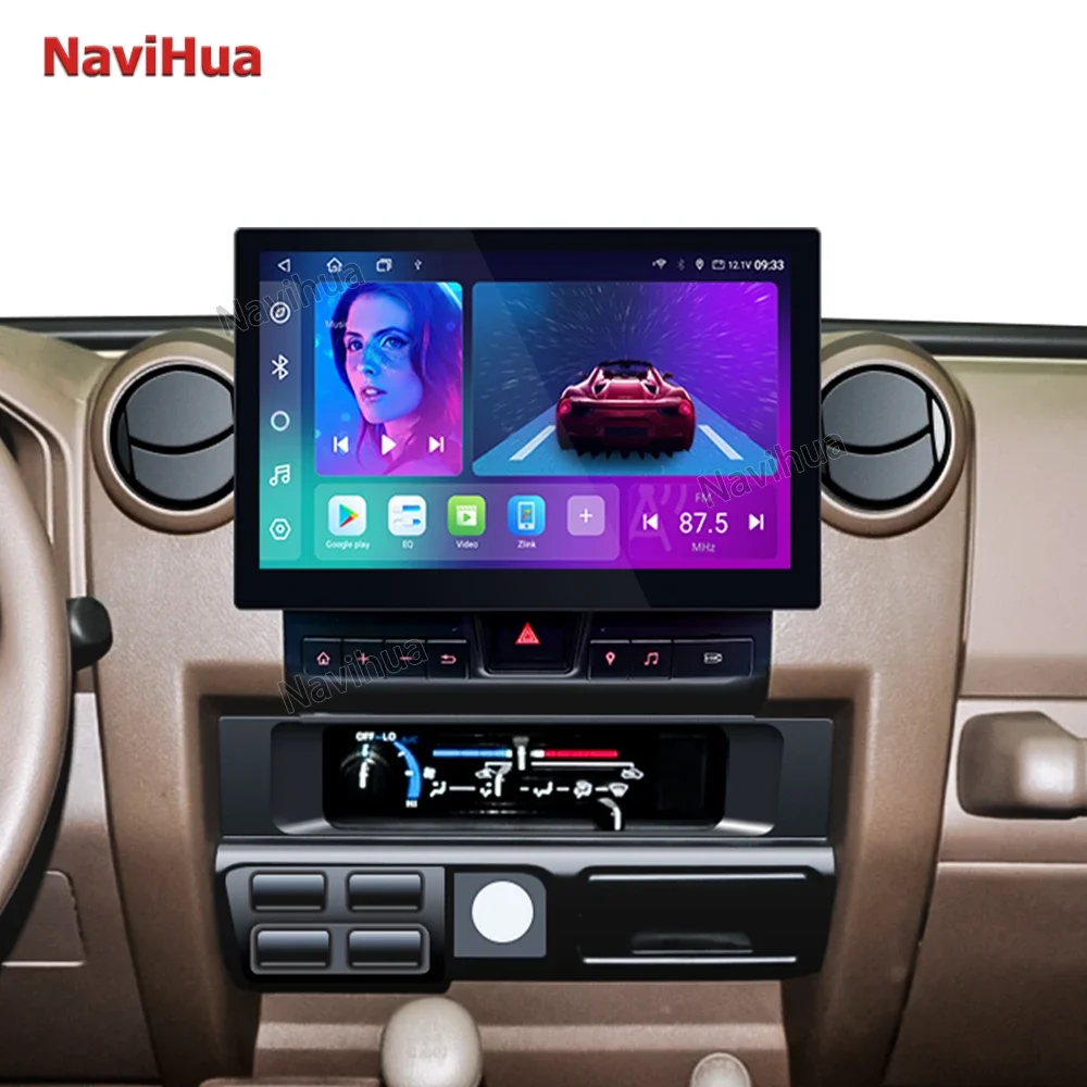 Android 12 intelligent system all-in-one autoradio car GPS stereo radio For Toyota Cruiser LC70 LC75 LC76 LC78 LC79 2011-2022