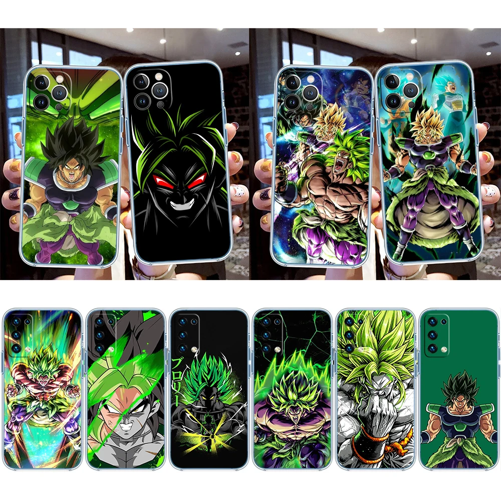 Dragon Ball BROLY Transparent Phone Case for Motorola G40 G04 G05 One Ace Action  Fusion Plus Hyper Macro Vision Zoom view 3
