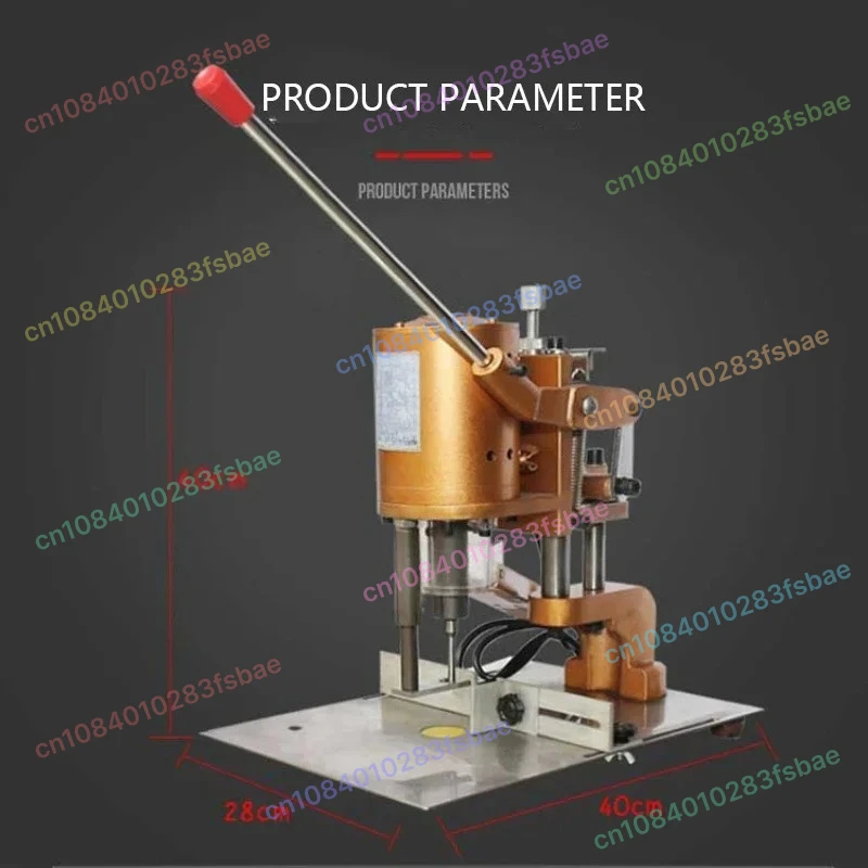 ترقية آلة تثقيب العلامات الكهربائية 220 فولت/180 واط ثقب دائري واحد فضفاض ورقة قسيمة ورقة سطح المكتب ماكينة ثقب وتثقيب