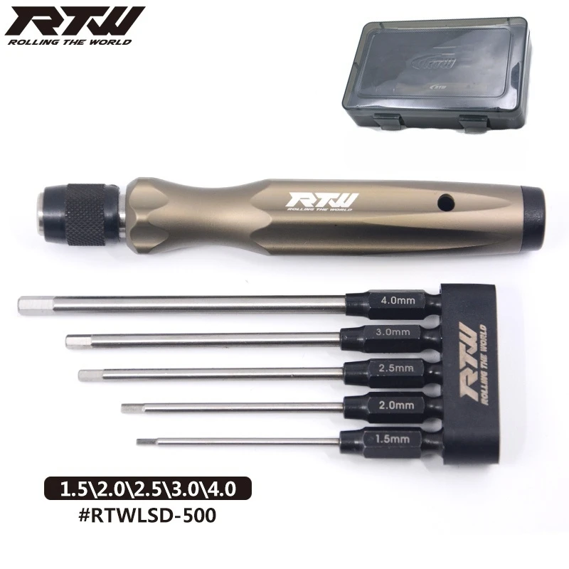 RTW HSS Hexagon Screwdriver Multifunctional Repairing Tool Combination Can Be Applied to Electric Screwdriver