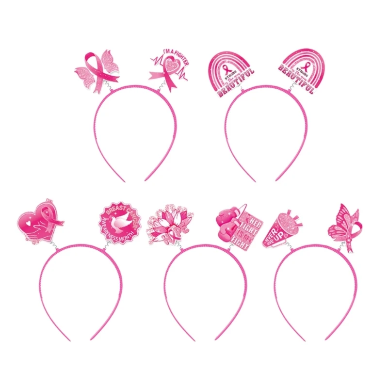 5pcs Fashion Headpieces Cartoon Headwear Hairband Set Children's Headbands