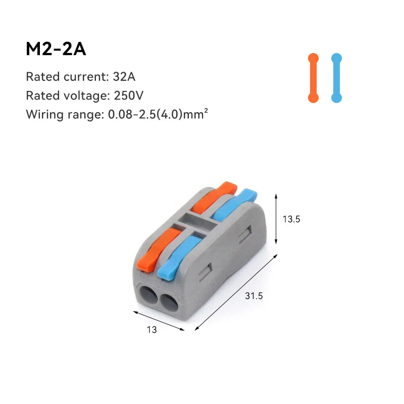 1/5/10 PCS Mini Schnelle Verdrahtung Kabel Anschlüsse Universal Compact Splitter Elektrische Leiter Push-in Hause Terminal Block