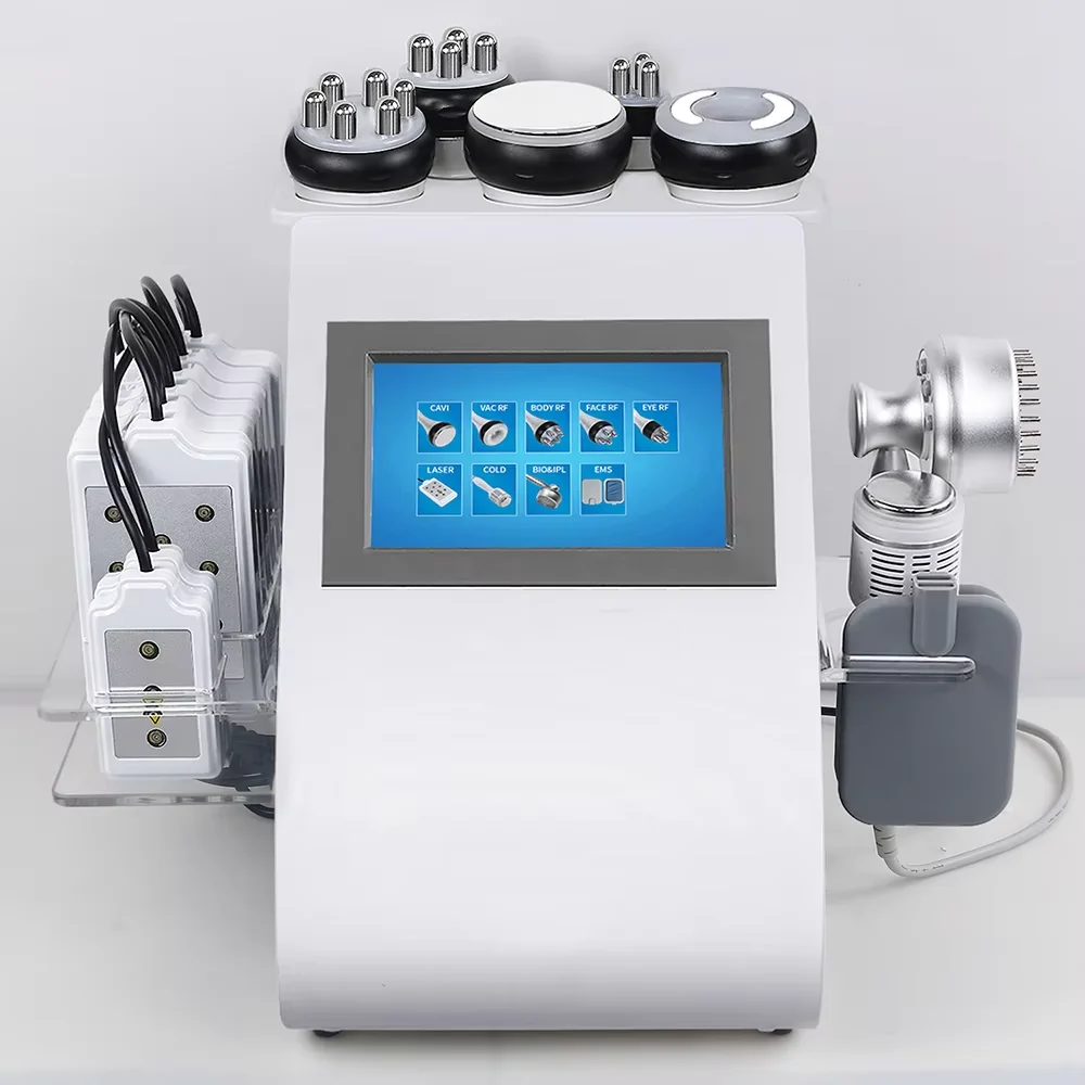 

2025 The Latest 6 In 1 80K Ultrasonic Cavitation Vacuum Rf Laser Weight Loss Machine Suitable For Home Use And Beauty Salon