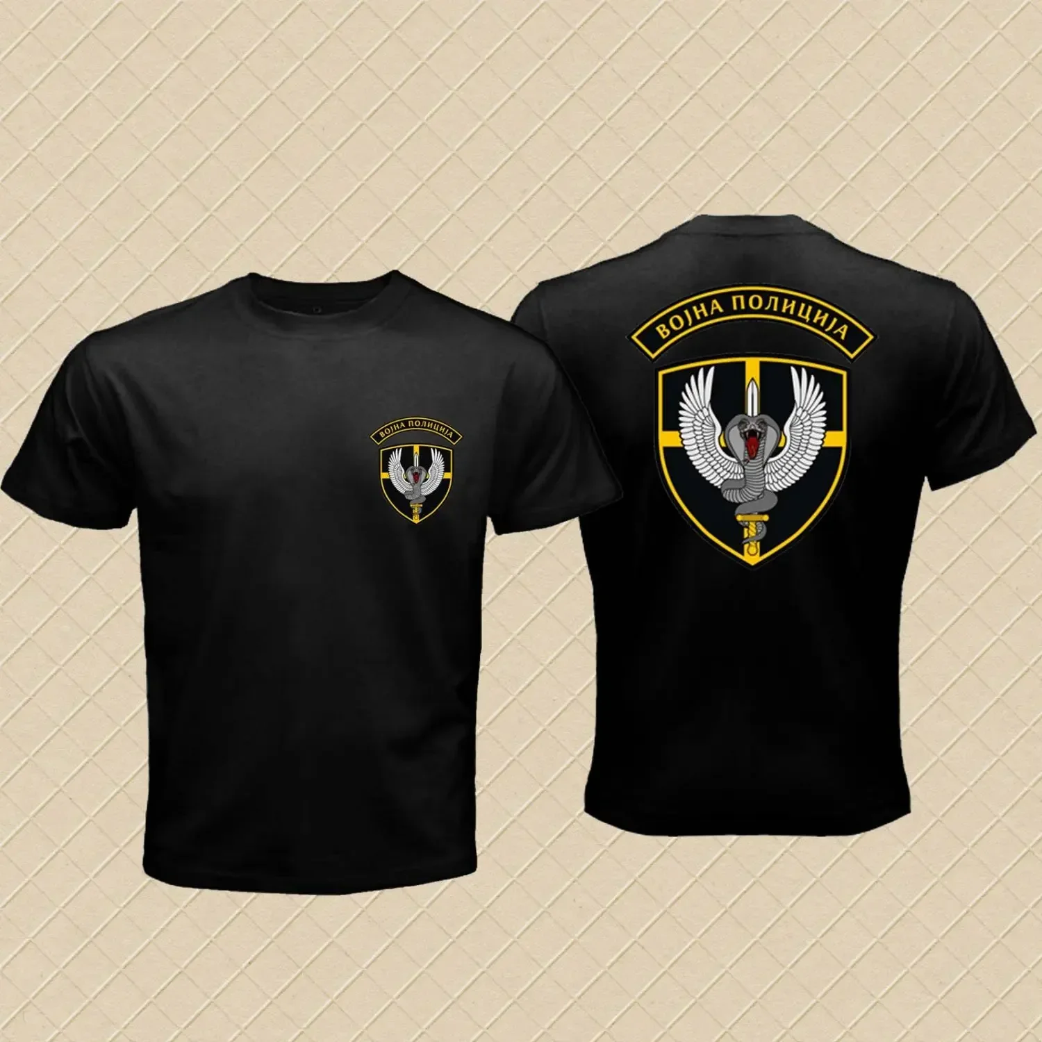 

Serbia Special Forces Anti Terroris Unit Men T-Shirt Short Sleeve Casaul 100% Cotton T Shirt